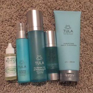 Tula and Mario Badescu skincare